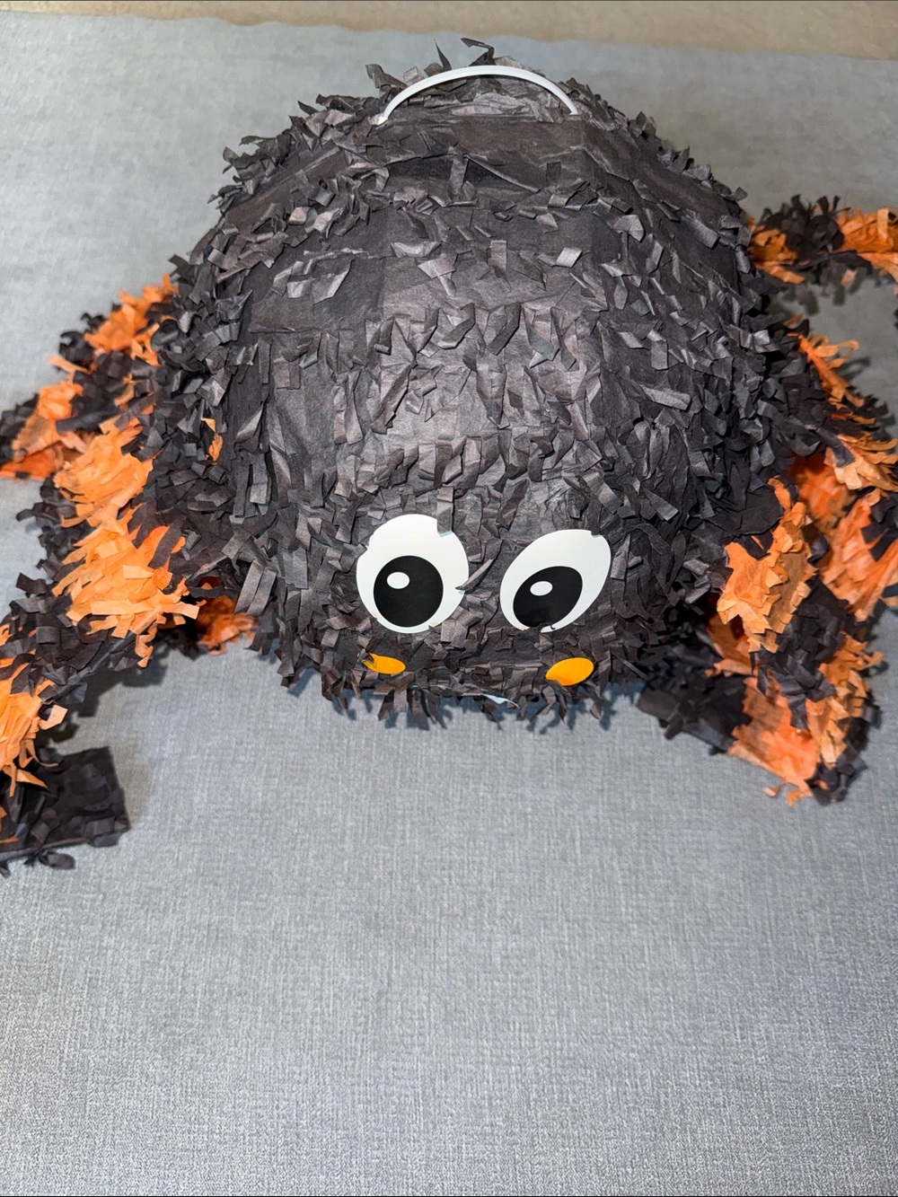 Kids Black & Orange Spider Piñata